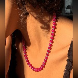 Beaded boho necklace S734